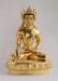Fully Gold Gilded 10" Crowned Shakyamuni Buddha Statue - Front