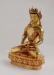 Fully Gold Gilded 10.25" Crowned Amitabha Buddha Statues - Left