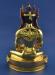 Fully Gold Gilded 10.5" Crowned Amitabha Buddha Statue - Back