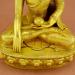 Fully 24k Gold Gilded 13.75" Shakyamuni Statue (Antiquated Finish) - Upper View