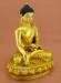 Fully 24k Gold Gilded 13.75" Shakyamuni Statue (Antiquated Finish) - Right