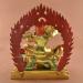 Partly Gold Gilded 13.5" Dorje Drollo Statue (Wrathful Padmasambhava) - Back
