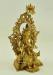 Fully Gold Gilded 12" Maitreya Statue, Future Buddha, Handmade - Right