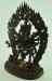 Oxidized Copper 13.5" Chakrasamvara Statue w/Consort - Left