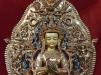 Fully Gold Gilded 23" Maitreya Buddha Statue - Front Upper